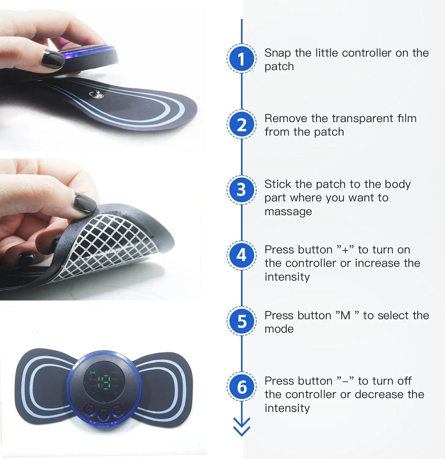 EMS Foot Massager Pad - Muscle Stimulation