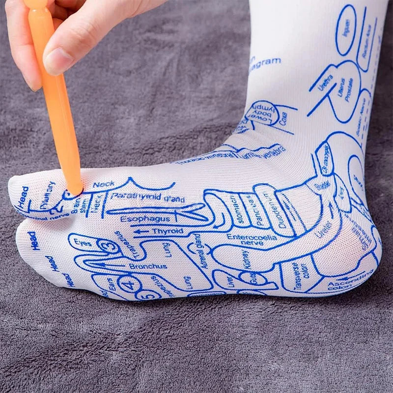 Reflexology Socks With Tool